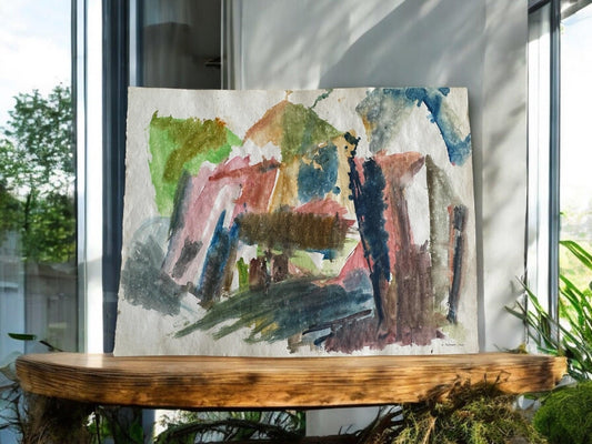 Landscape Dreams - Water color and ink on paper - The Artful