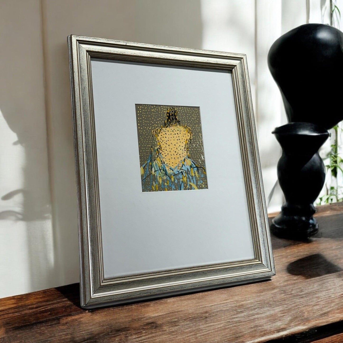Mixed Media on Paper - Woman - 1336 - The Artful