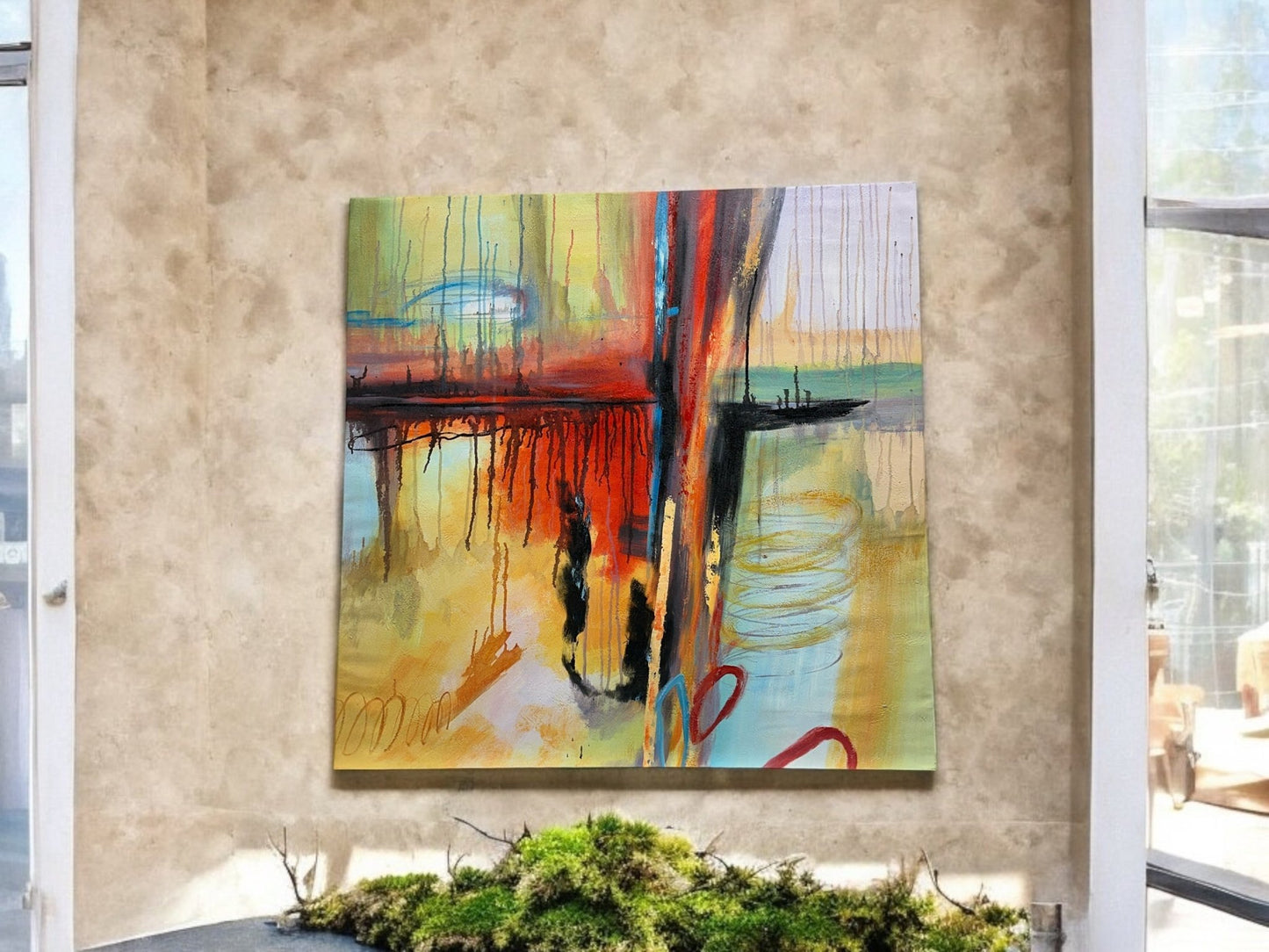 Illusions of Light - Abstract Oil - 1282 - The Artful
