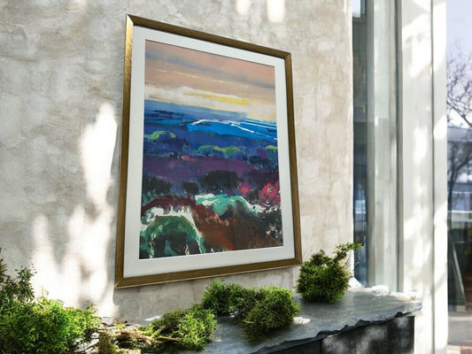 Landscape Views of Color - Mono Print Series - 1296 - The Artful