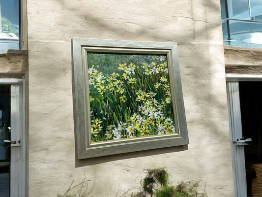 Time for Dasies - Acrylic on Panel - 1277 - The Artful