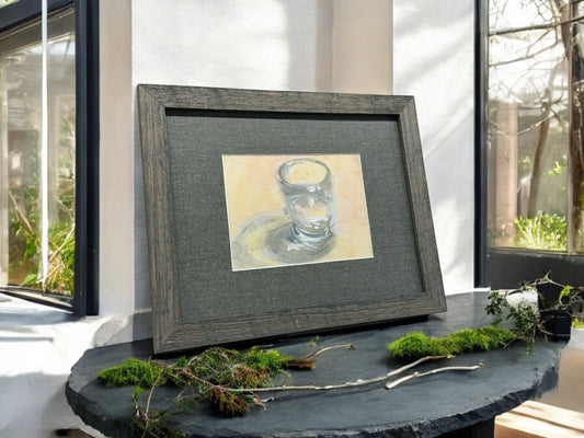 Water Glass - Oil on Panel - 1278 - The Artful