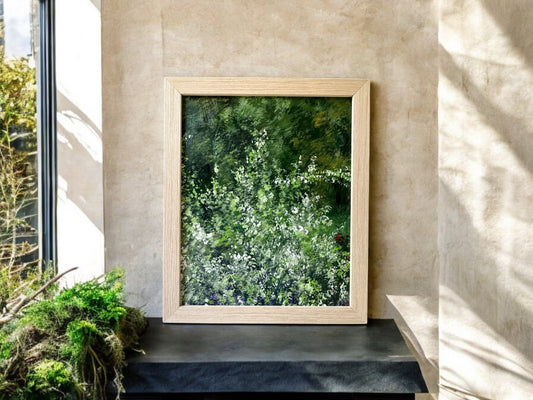 The Garden Scene - Oil on board - 1236 - The Artful