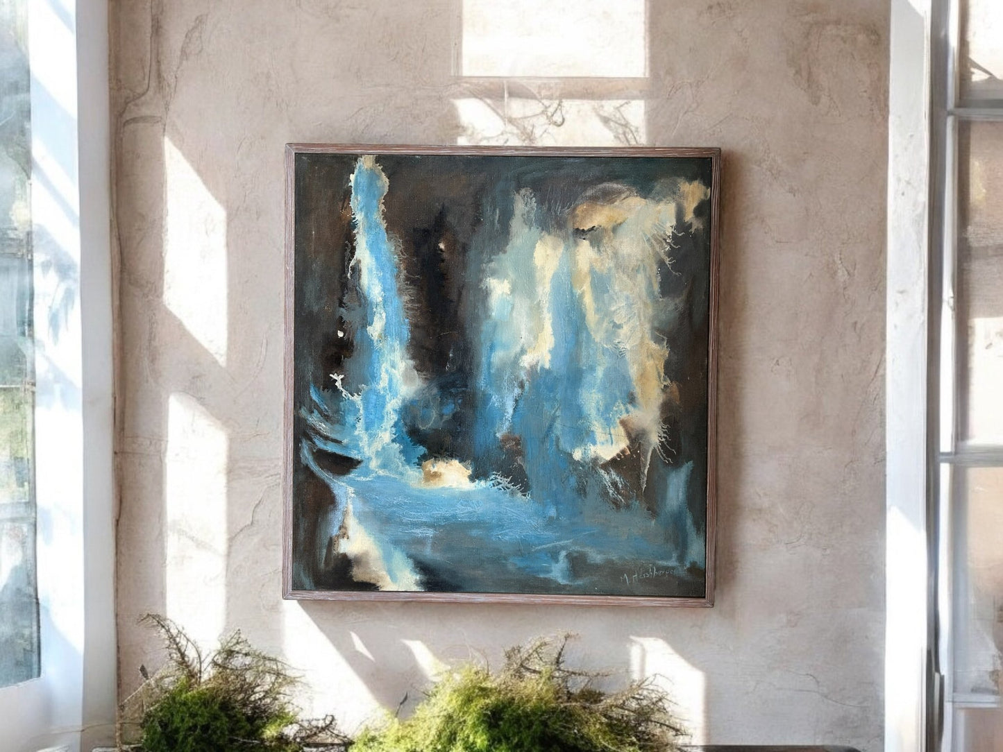 Crashing waves of the Nebula - Oil on canvas - 1233 - The Artful