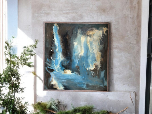 Crashing waves of the Nebula - Oil on canvas - 1233 - The Artful