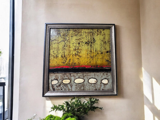 Pebble Path - Oil on board - 1228 - The Artful