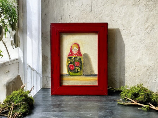 Dolly - Oil on Board - #1220