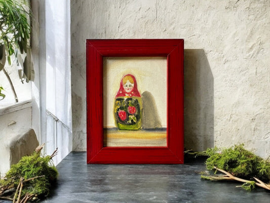 Dolly - Oil on Board - 1220 - The Artful