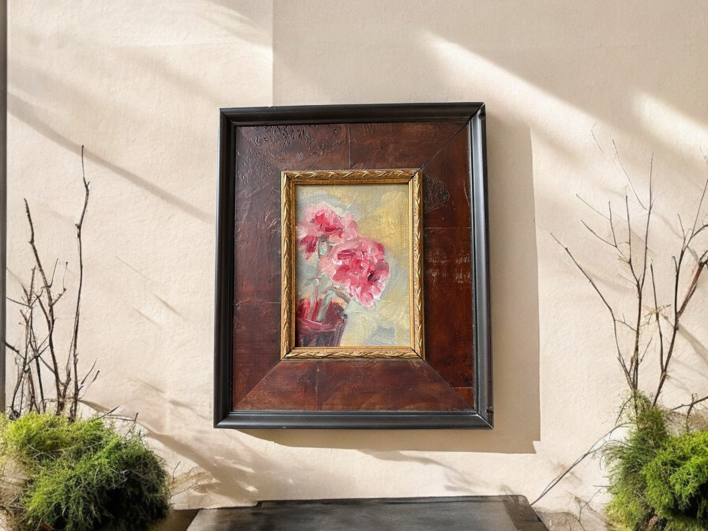 Pink Petals - Oil on Board - 1221 - The Artful