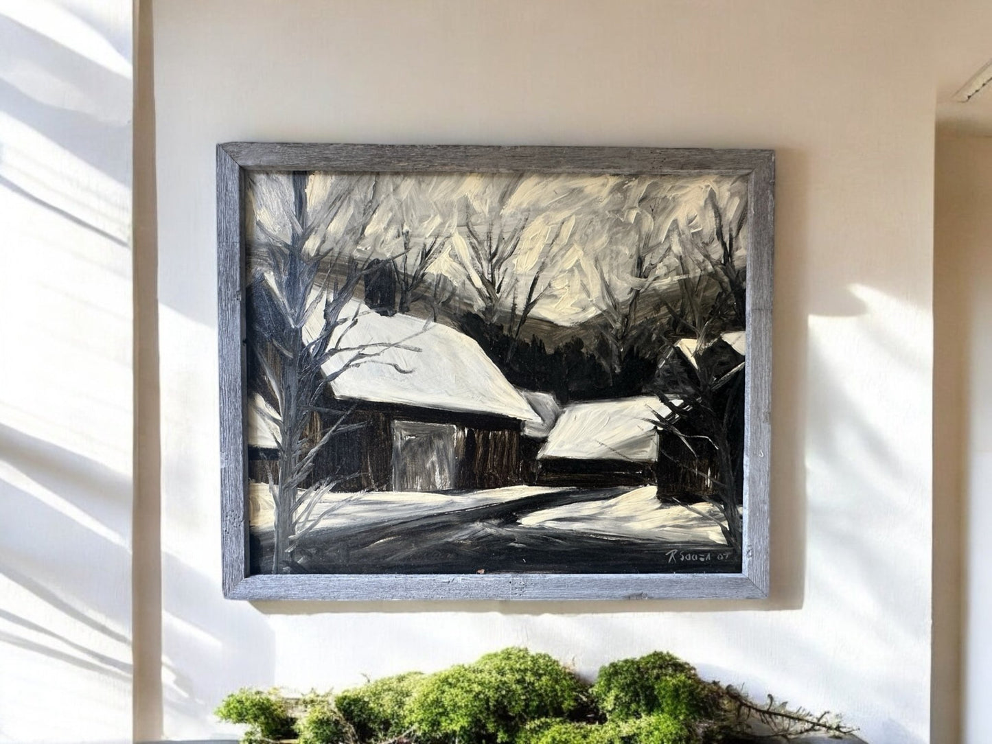 Barns in Snow - Ray Souza - 1212 - The Artful