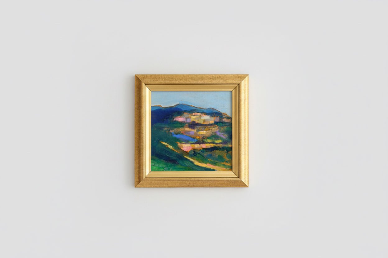 Hillside Color - Painting - Monique Sarkessian - The Artful