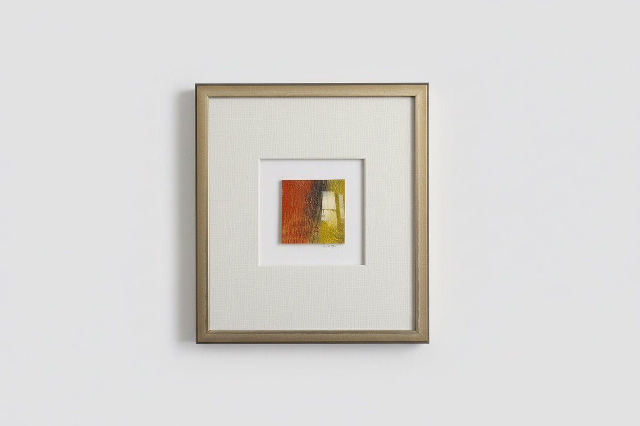 Ember Horizon - DVO - Acrylic on Tile 1107 - The Artful