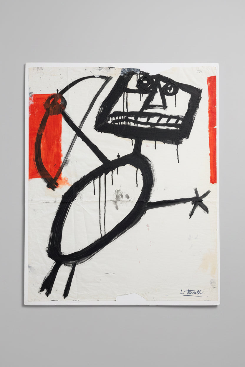 Original mixed media artwork on paper by Tavelli, Art number 2443
