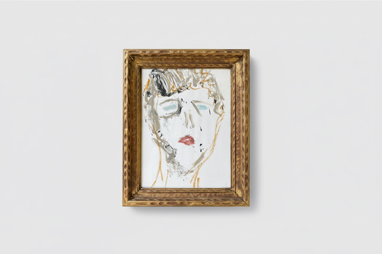 Daniel Van Osten - Blue Eyed Boy - Acrylic on Paper - The Artful