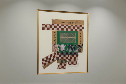 Robert Rauschenberg - Goat Chow (from the Chow Bags suite), 1977 1421 - The Artful