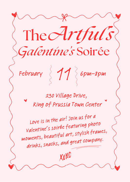 Valentines Soirée 2/11 - Registration Required - The Artful