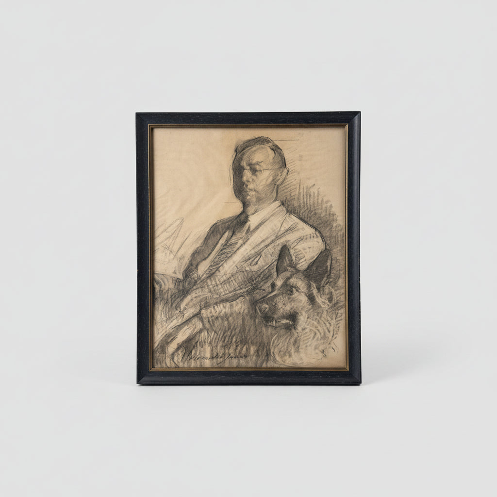 Antique Pencil Drawing - #1389 - The Artful