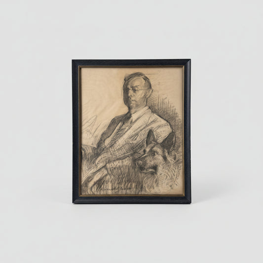 Antique Pencil Drawing - #1389 - The Artful
