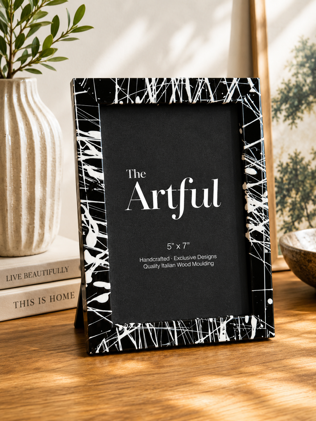 Custom Splatter Frame - Ready Made 5x7’’ - Photo & Art