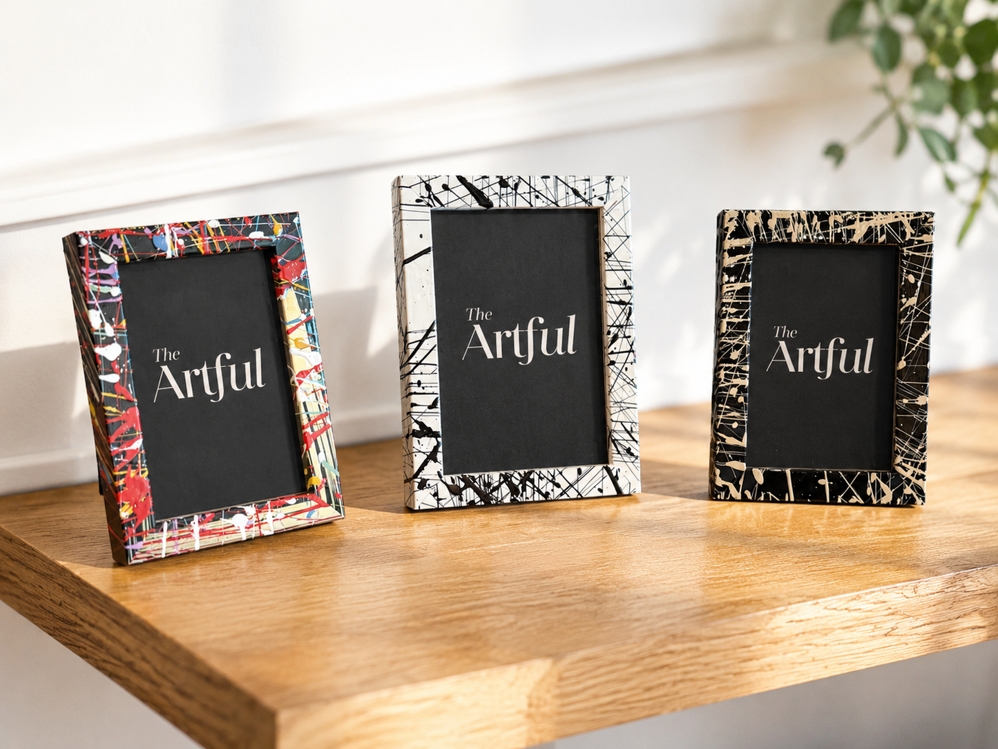 Custom Splatter Frame - Ready Made 4x6’’ - Photo & Art
