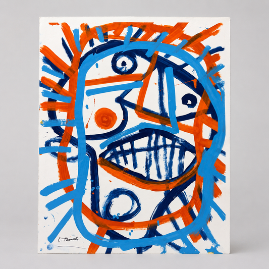 Original mixed media artwork on paper by Tavelli, Art number 2441