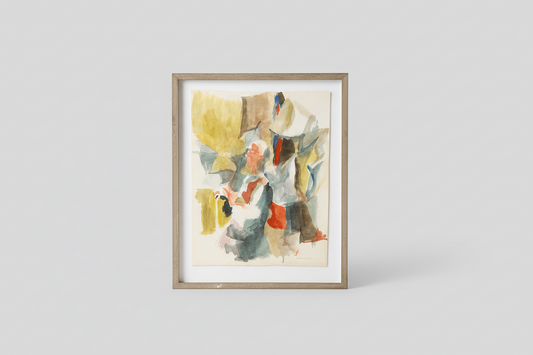 Gesture in Stillness by A. Ferrara 1964 - Mixed Media on Paper 1423 - The Artful