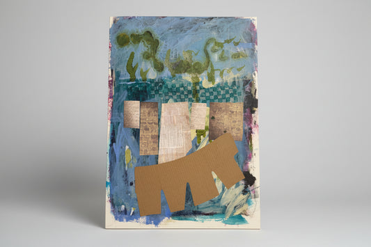 Rhythm Collage  - Mixed Media on paper - The Artful