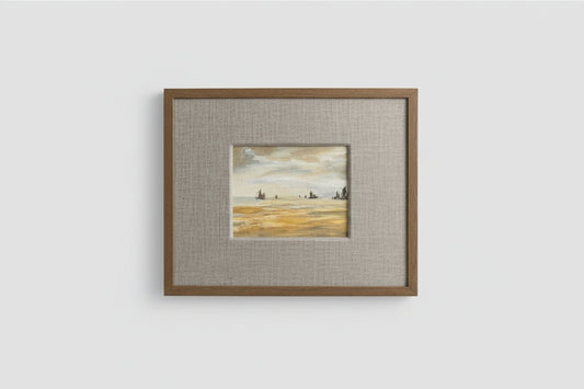 The Harbor - Oil Painting - 1167 - The Artful