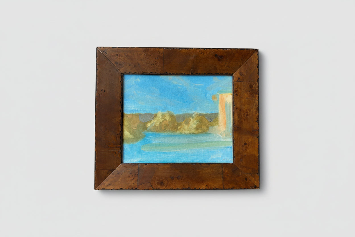 Banks in Burl - Oil on panel - 1140 - The Artful