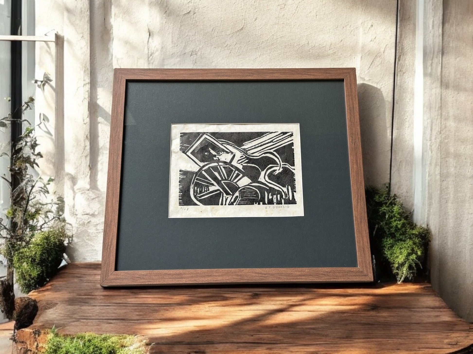 E.T. D’Orazio A.P. - Wood Cut - 1067 - The Artful