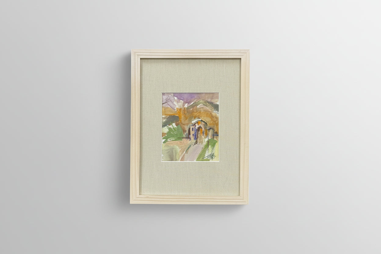 Tuscan Estate - Angela Reed - Mixed media on paper 1436 - The Artful