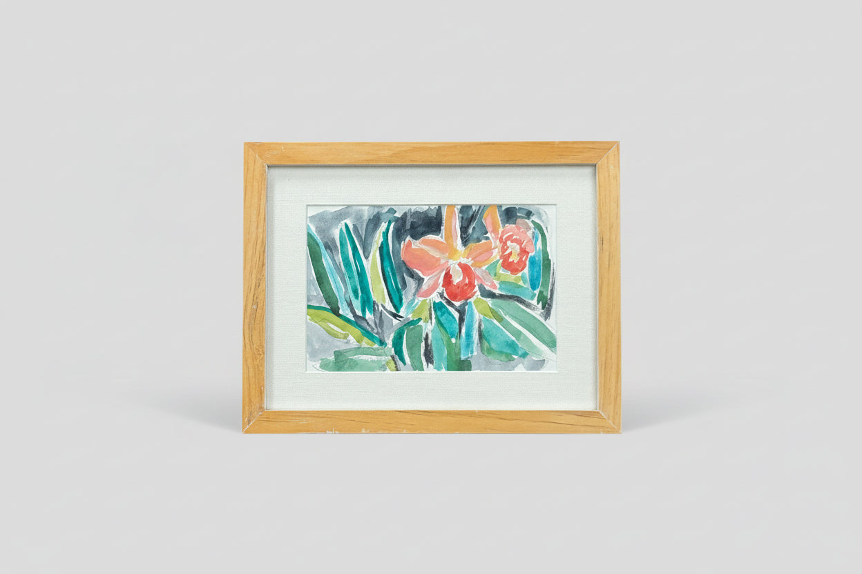 Daffodil - Angela Reed - Mixed media on paper 1438 - The Artful