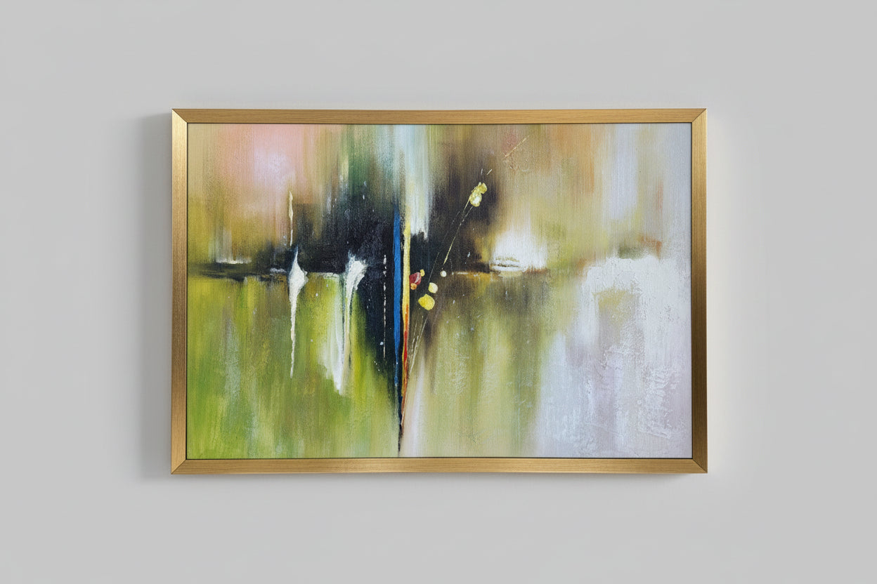 Shadows that breathe - Abstract Oil - 1447 - The Artful