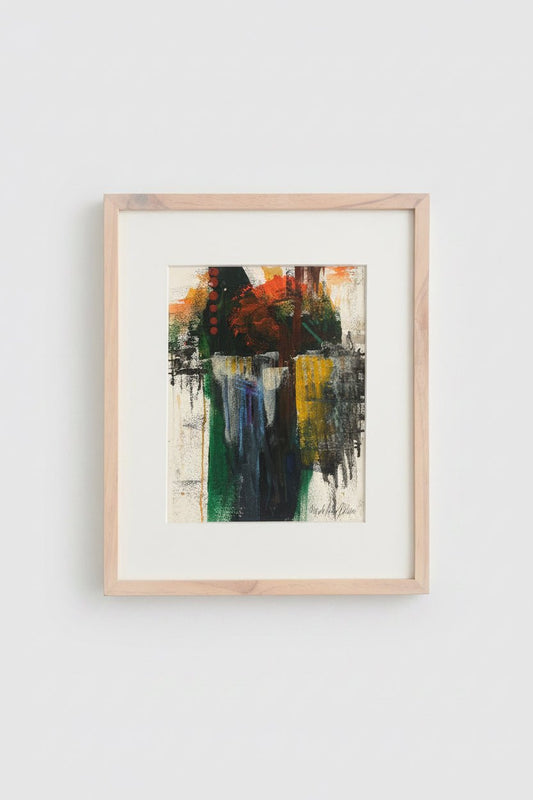 Dripping in Color - Angela Reed - Mixed media on canvas 1432 - The Artful