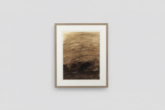 Framed artwork on a textured wall
