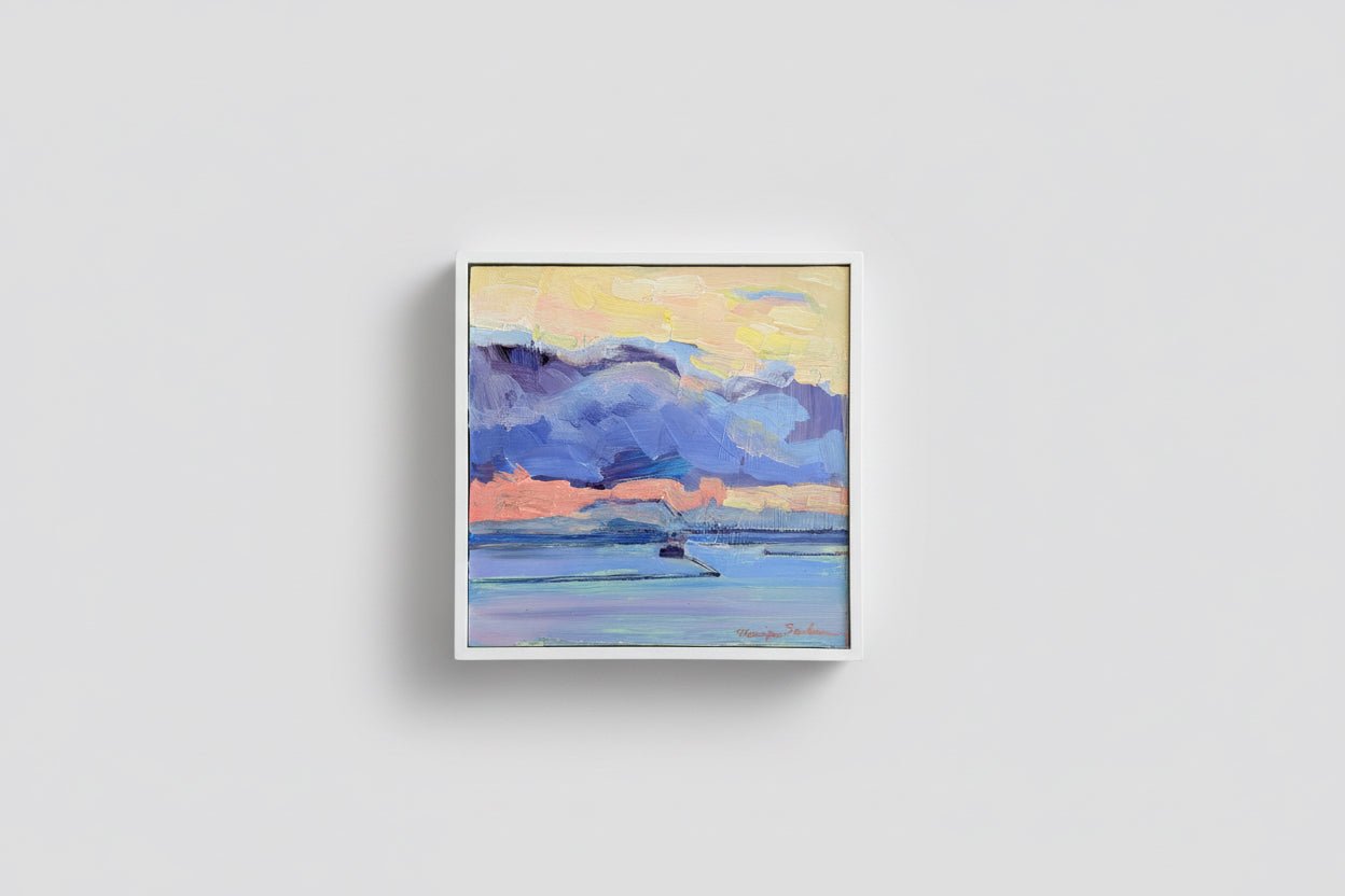 Enrichment Lake, Michigan memories - Painting - Monique Sarkessian - The Artful