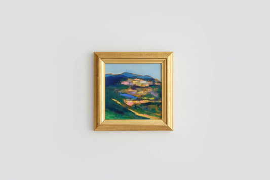Hillside Color - Painting - Monique Sarkessian - The Artful