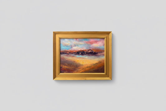 Henry Leshner - Oasis - Oil & Cold Wax on Panel - The Artful