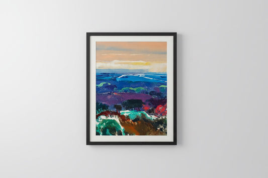 Maxon - Landscape Series - Mixed Acrylic on Paper - The Artful