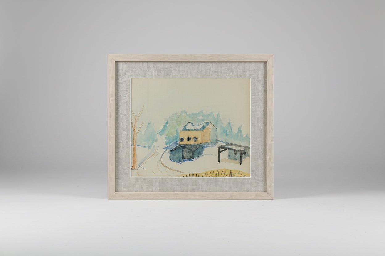 Artwork - Winter scape - Watercolor - The Artful