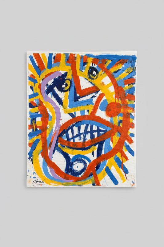Original mixed media artwork on paper by Tavelli, Art number 2445