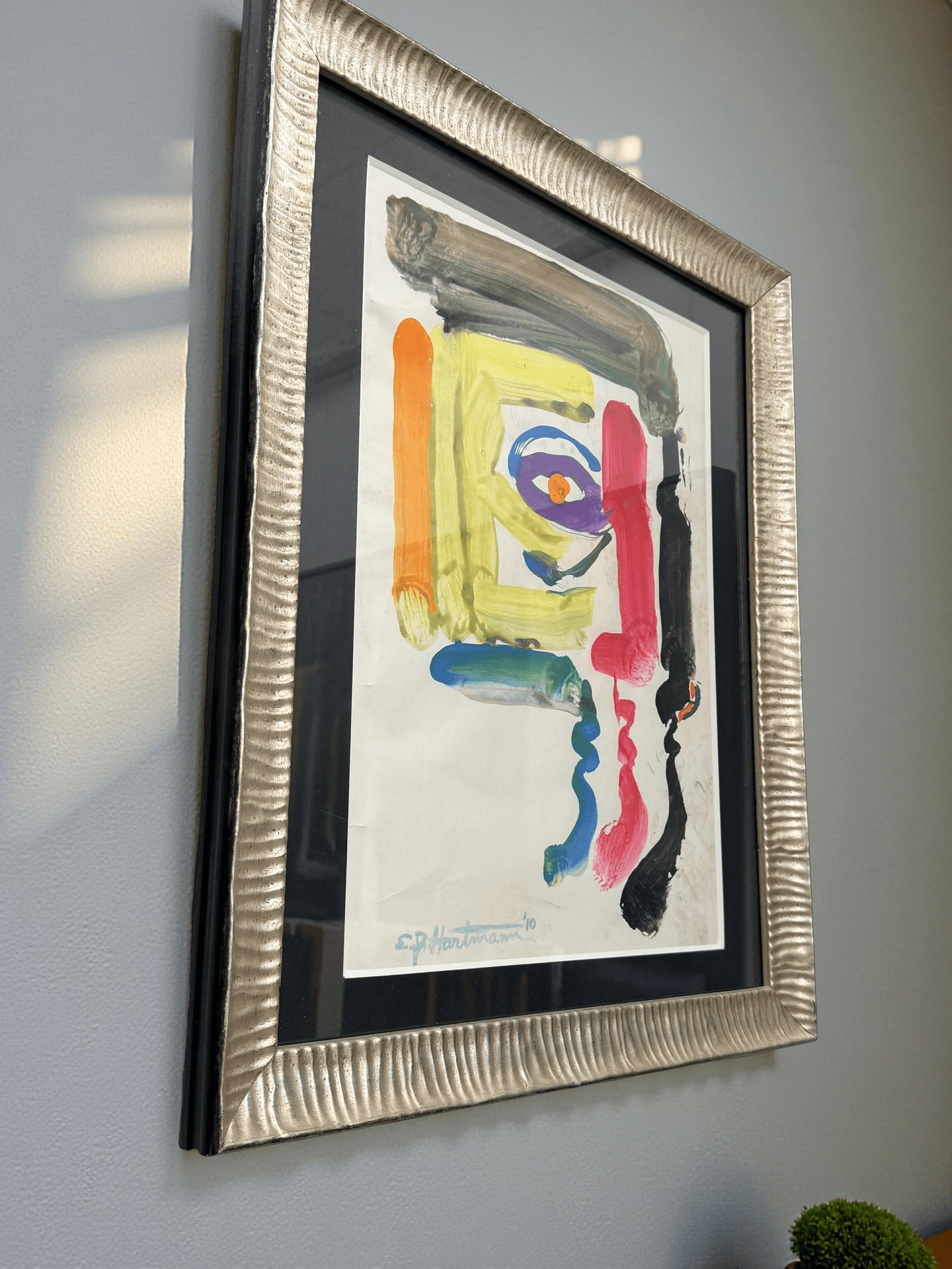 Many Faces - Ed Hartman - Mixed Media on Paper 1420 - The Artful