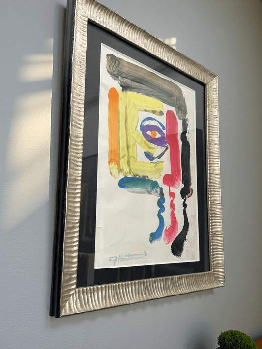 Many Faces - Ed Hartman - Mixed Media on Paper 1420 - The Artful