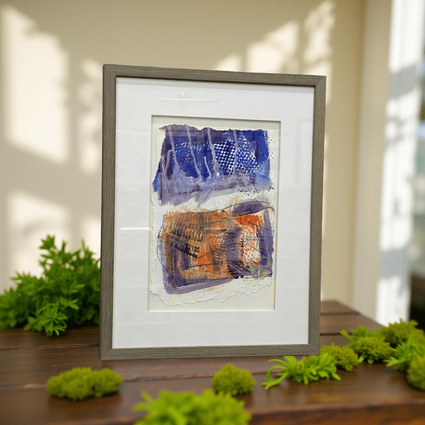Veins of color - Angela Reed - Mixed media on paper 1419 - The Artful