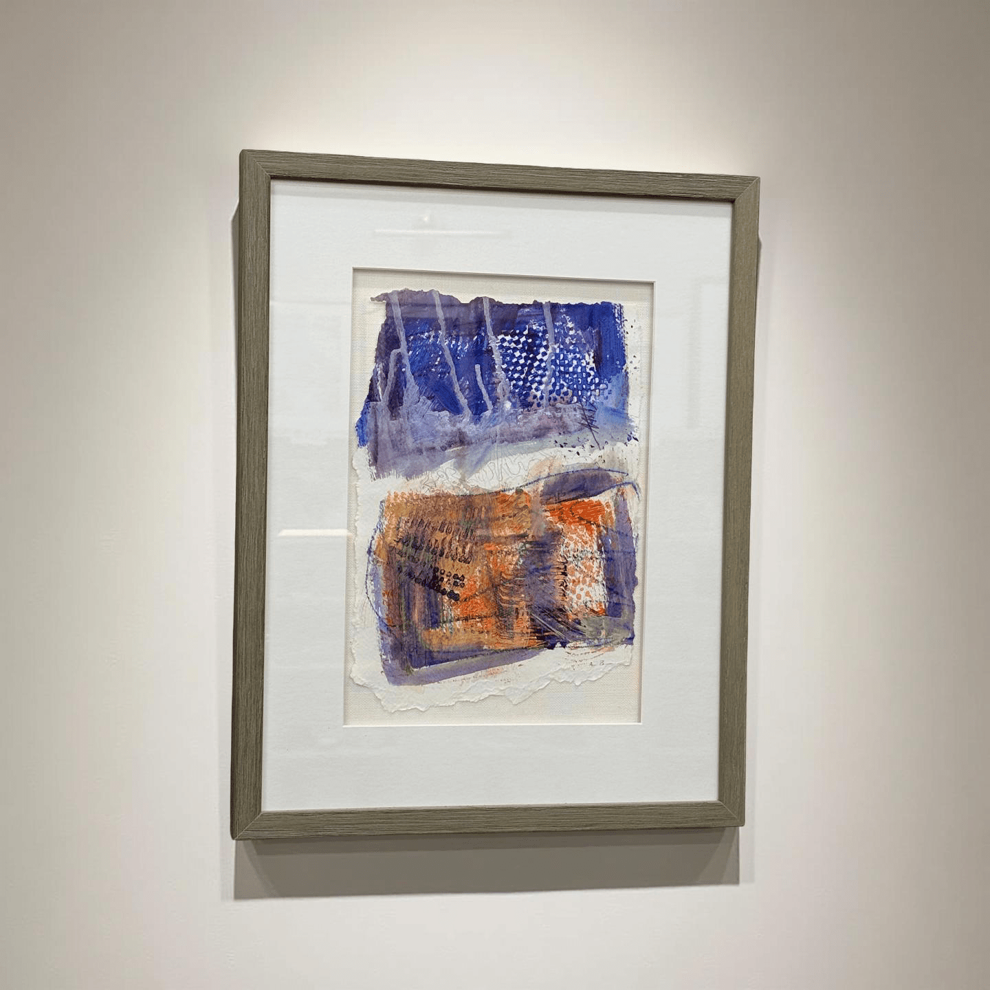 Veins of color - Angela Reed - Mixed media on paper 1419 - The Artful