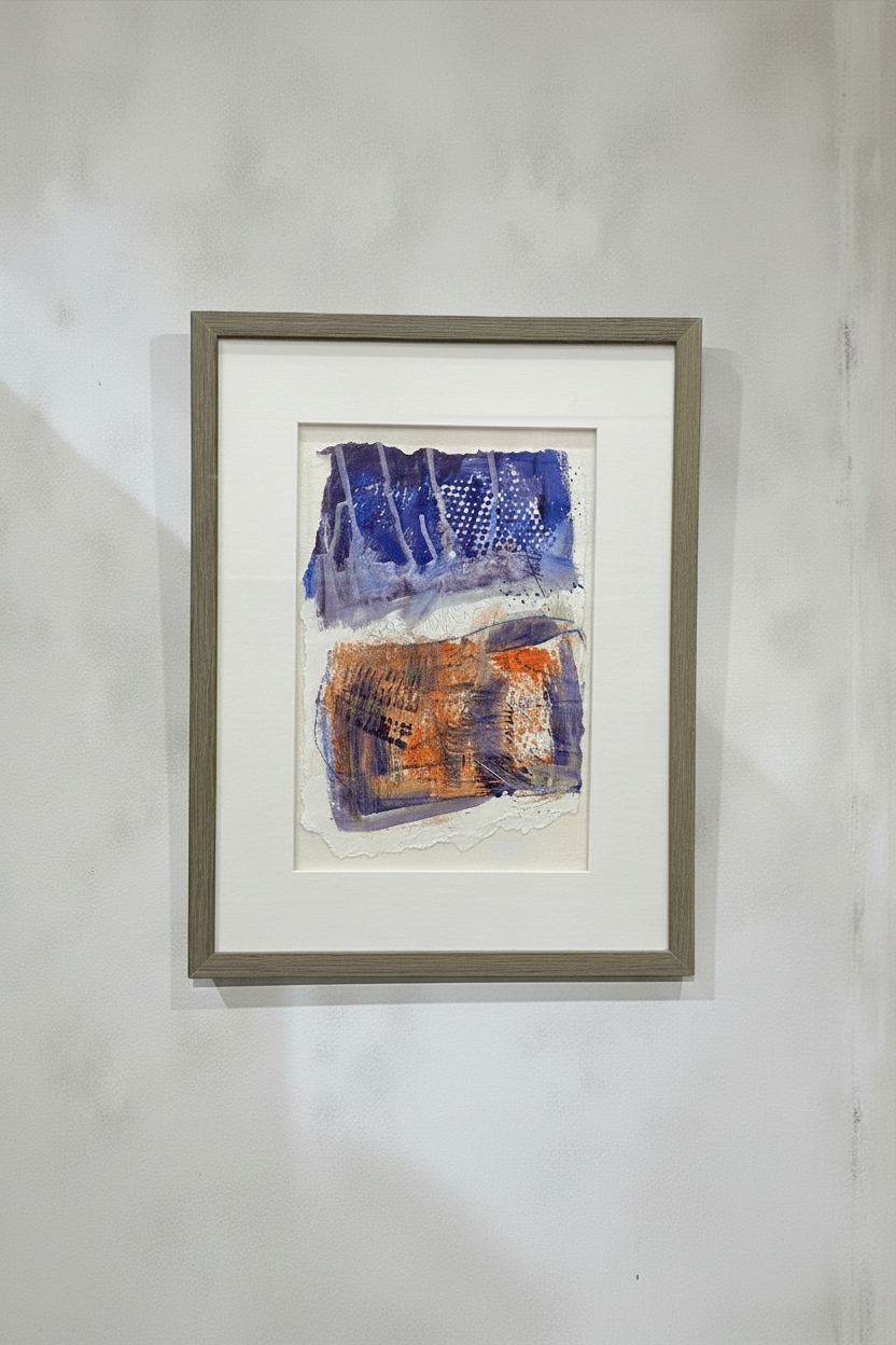Veins of color - Angela Reed - Mixed media on paper 1419 - The Artful