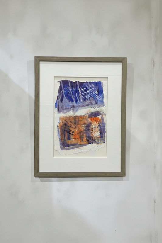 Veins of color - Angela Reed - Mixed media on paper 1419 - The Artful