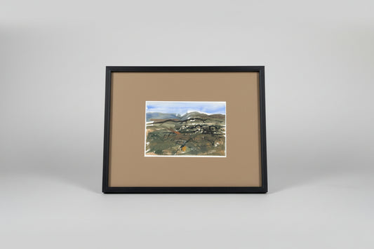 Tuscan Hillside - Angela Reed - Mixed media on paper 1417 - The Artful