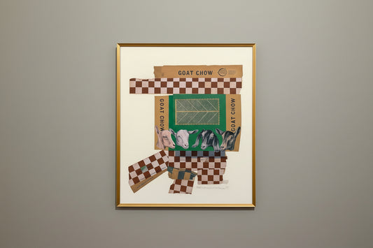 Robert Rauschenberg - Goat Chow (from the Chow Bags suite), 1977 1421 - The Artful